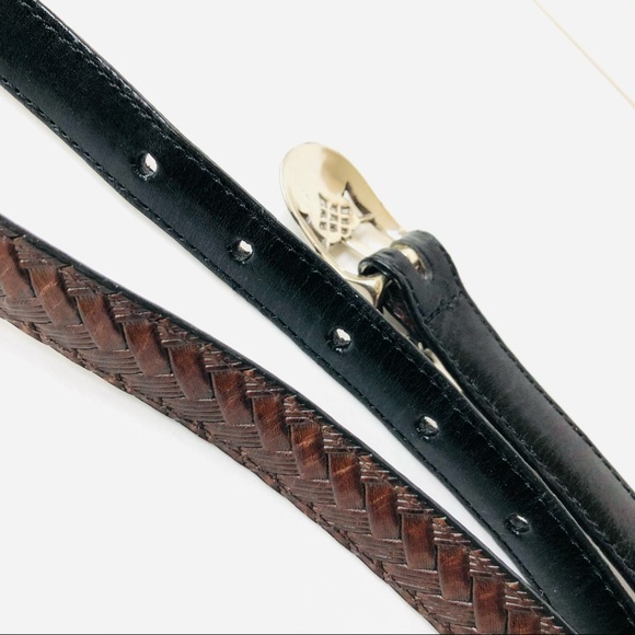 Brighton Reversible/Alternating Leather Belt Sz-M - Picture 8 of 9